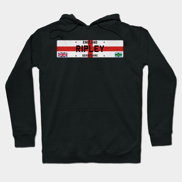 Ripley Derbyshire England Hoodie by LocationTees